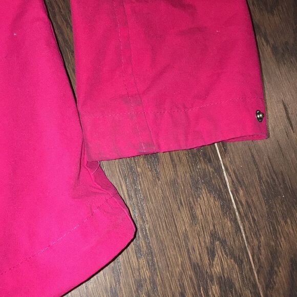 Pink Jack Wolfskin Womens Function 65 Organic Zip Hood Collar Hiking Jacket #899 - Picture 8 of 13